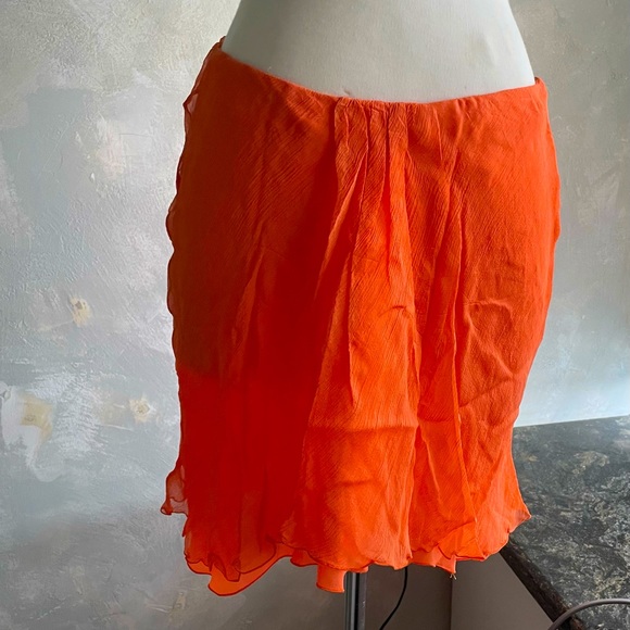 ARMANI ( rip) Vintage Silk Skirt - Picture 1 of 11